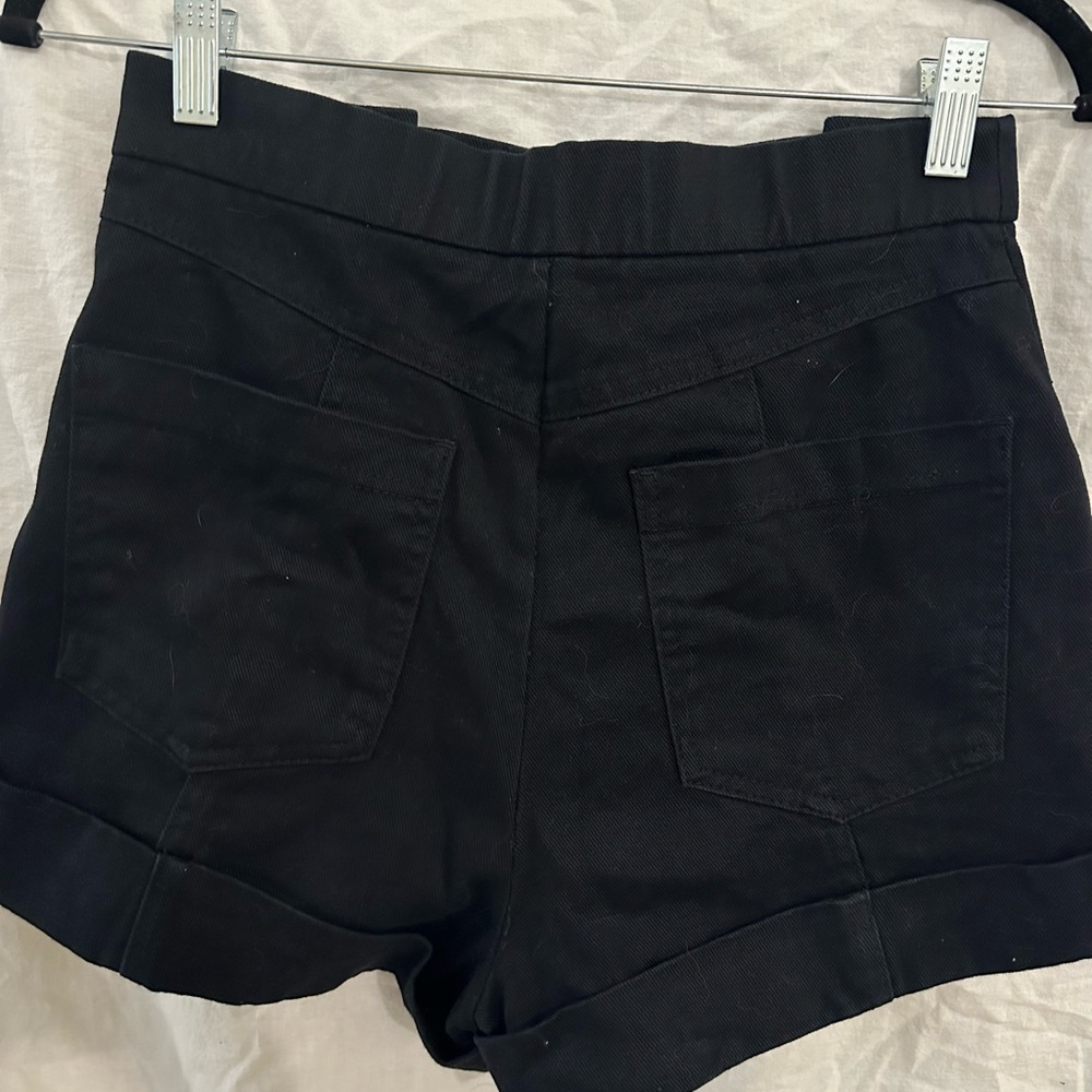 Zara Black High Waist Women's Shorts - Picture 4 of 4
